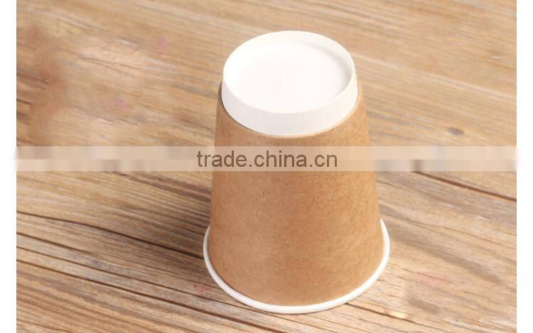 Custom logo printed Disposable paper cup taiwan with paper cup lid