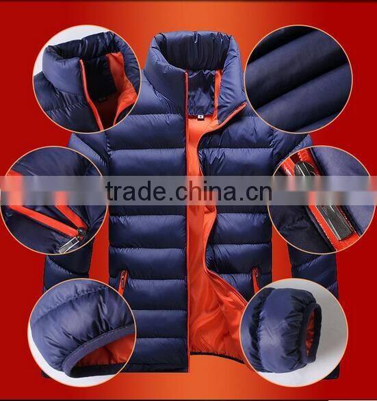 Fashionable lightweight mens lightweight foldable down jacket