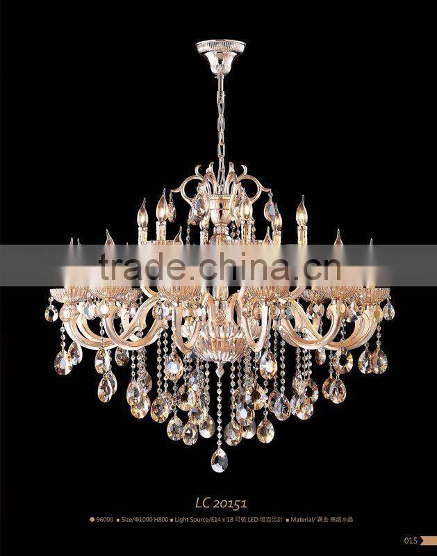 Luxury moroccan crystal chandelier/crystal pendant for chandelier