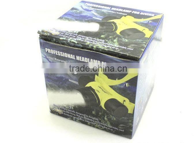 Outdoor led headlight waterproof diving headlamp