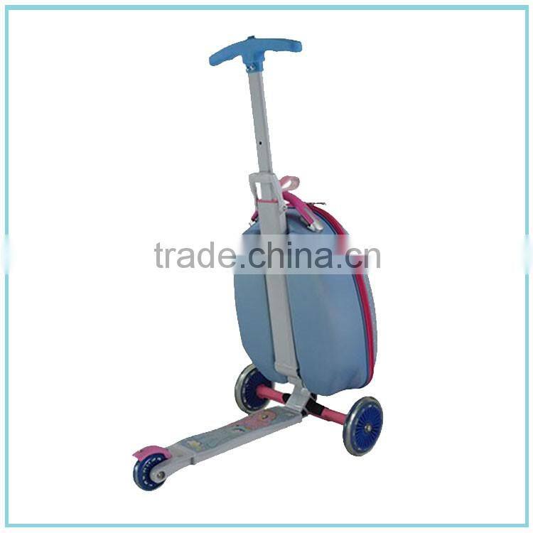 New style kids luggage trolley bag on wheels alibaba China