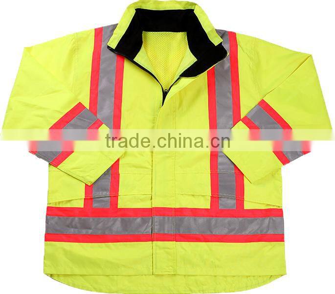 New Style Safety Vest With Pouch Adults Safety Vest En471 Short Sleeves Mesh Fabric Vest