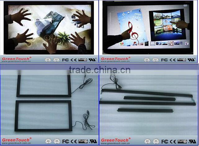 32767*32767 Resolution USB 47" Infrared/IR Multi Touch Screen 6/10/16 touch points