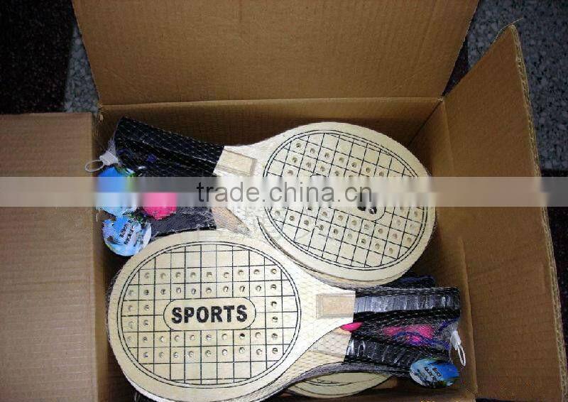 2013 Good Quality Wooden Beach Tenins Racket