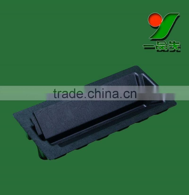 2016 Hot Products Custom Made Sugarcane Bagasse Recycled Molded Paper Pulp Tray for Telecontrolle Packaging