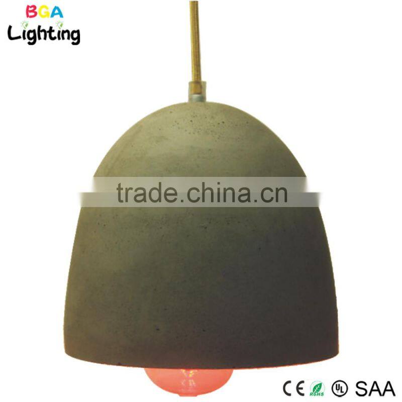 E27 lamp socket concrete lamp shade pendant lights/ lighting