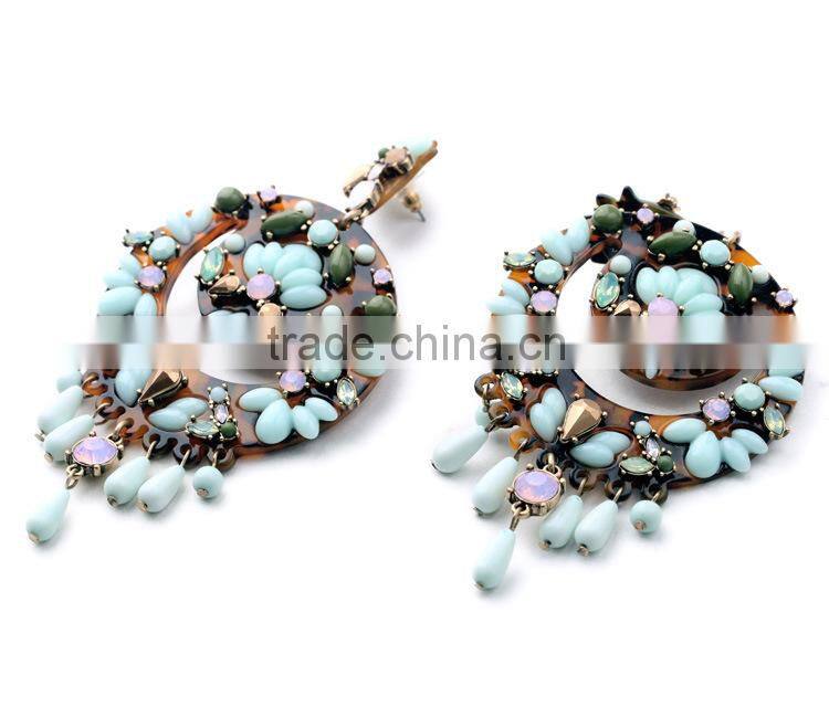 Simple Fashion Hot Sale Exquisite Elegant delicate Bohemia earring, beautiful earring designs for women, necklace earrings set