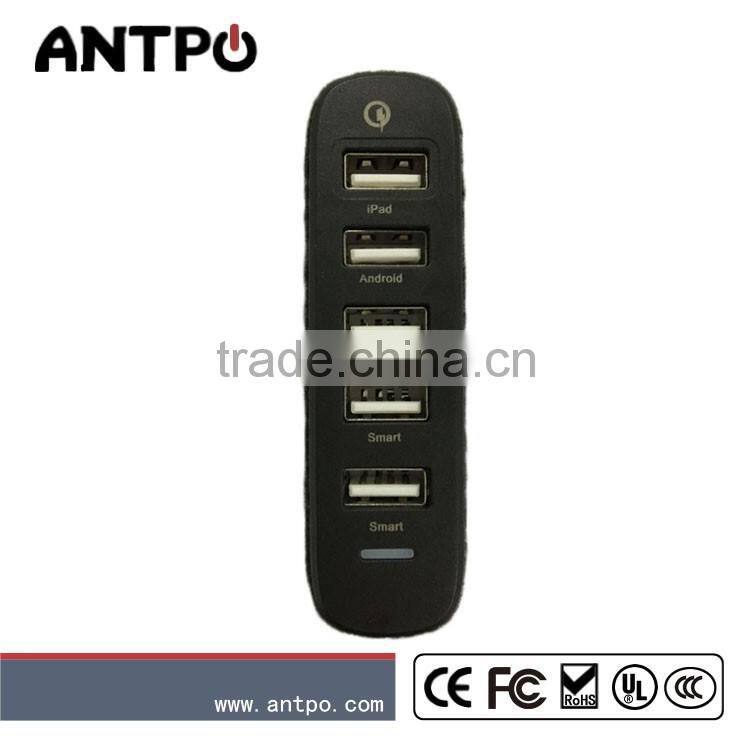 5 port USB charging hub quick charge 2.0 plush power bank