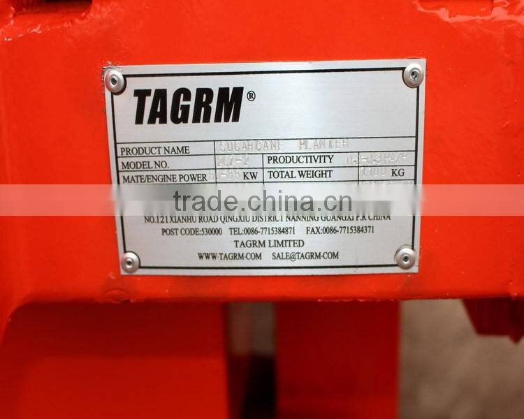 High speed sugarcane planting machine for sugarcane plantation/sugarcane seeder planting machine