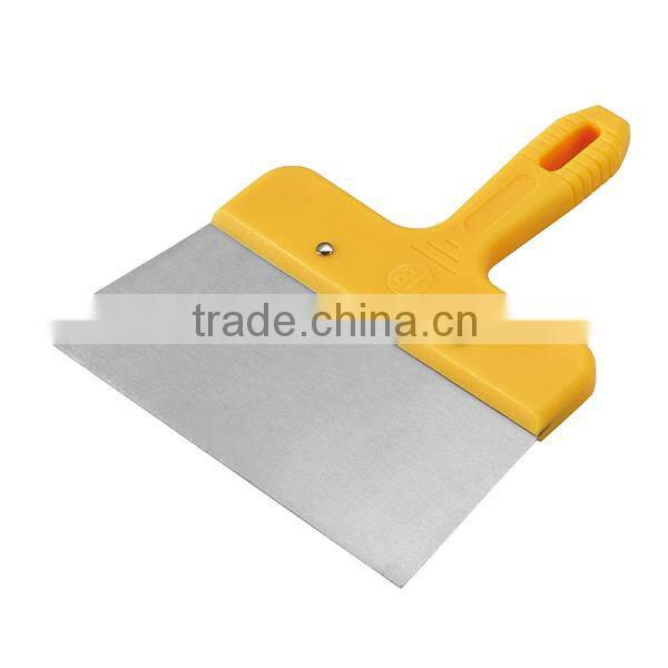200mm Stainless Steel Blade black or blue color Plastic Handle Scraper putty knife European Standard Tools