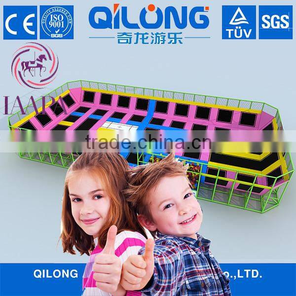 2016 hot selling Large Size Indoor Bungee Trampoline