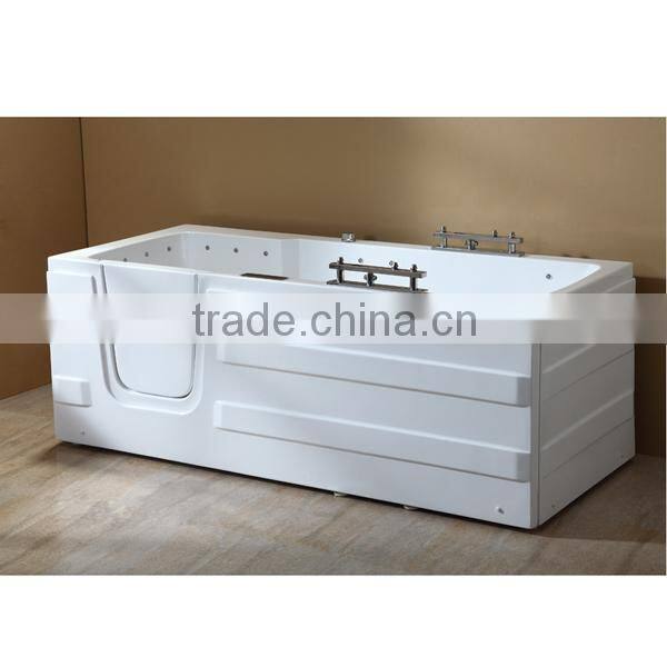 Q375L walk in bath shower combo/ walk in tub shower combo with seat bathtub