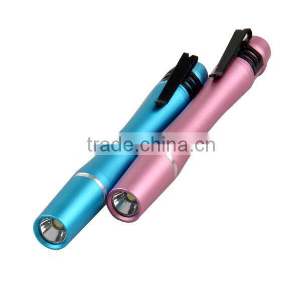 Doctor Yellow LED Light Flashlight Stylus Pen