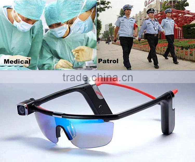 2016 New smart glasses portable camcorder hd action camera Full HD Wifi control 1080P 16 million Sport Sunglasses Camera