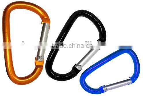 round shape Carabiner with compass