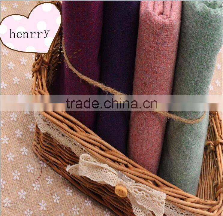 Pure color cotton and linen yarn-dyed pants fabric