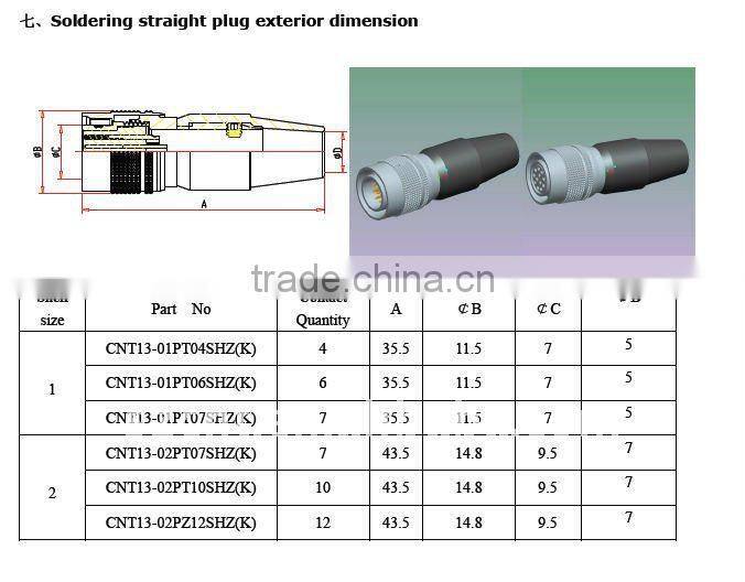 easy use quick push connector for electric