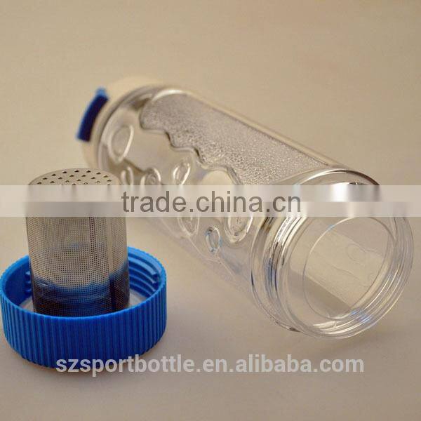 26oz bpa free and eco friendly high quality plastic tea strainer, bottle manufactured