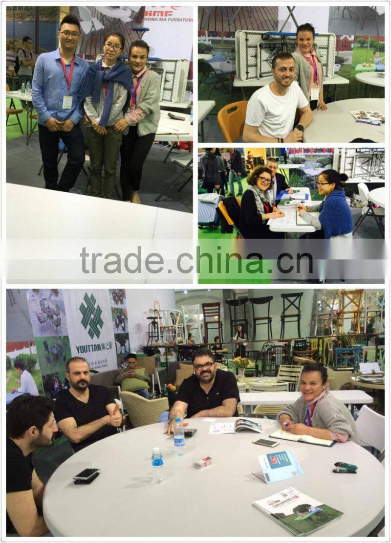 Hongma plastic folding round catering table