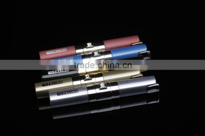 Slim lighter cigarette lighter metal lighter refillable,
