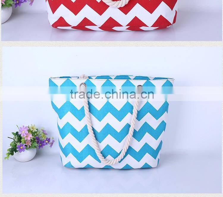 Hot selling canvas beach tote bag