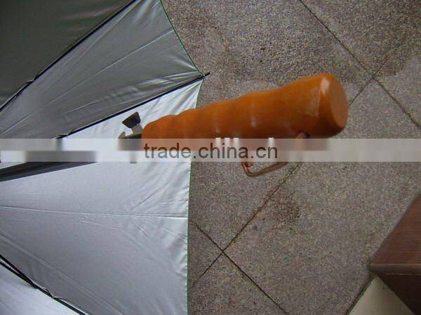 polyester with silver coating double rib reinforced square umbrella
