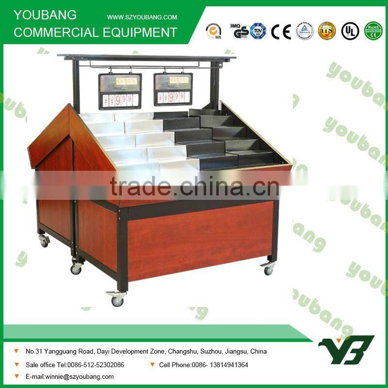 promotion shelf for the fruit and vegetable