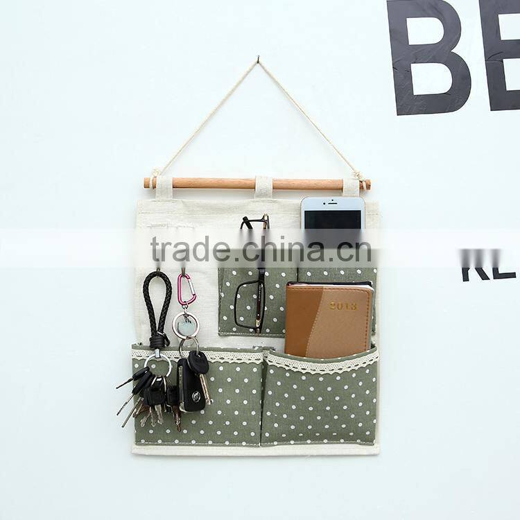 2015 new Creative home decoration Cloth art wall-mounted multipurpose storage bag