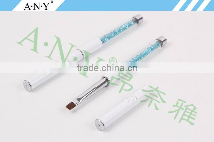 ANY Nail Art UV Gel Nails Beauty Care Crystal Flat Nail Art Brush for UV Gel Art