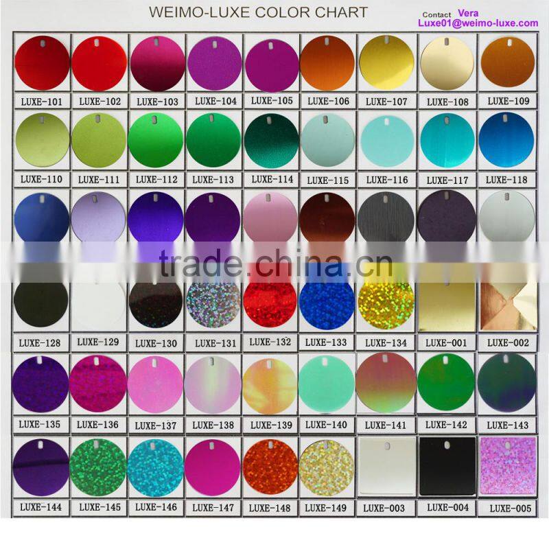 2016 New Patent Red Sequins With Clear Grid For Decorations