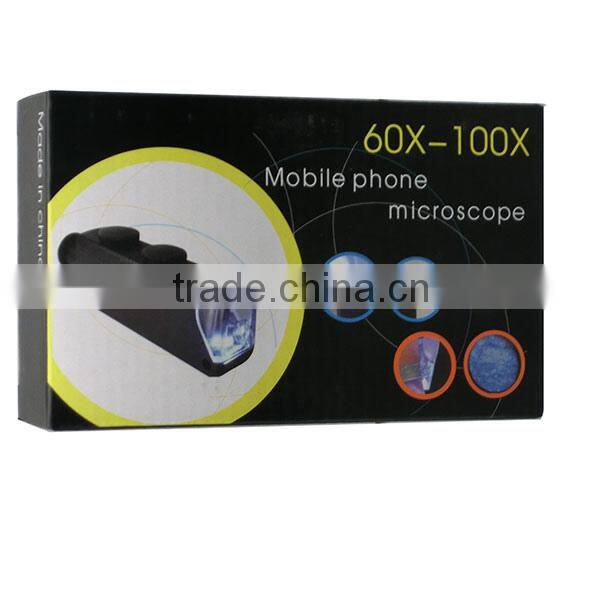 Microscope 60X-100X Zoom Phone Camera Lens for iPhone 4s Lens