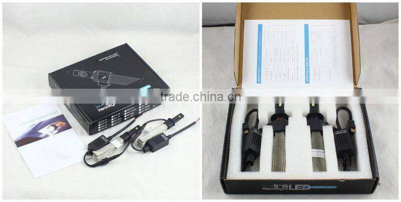 G5 fanless led headlight 40w 3000lm c ree h4 led high low beam car h4 led headlight bulbs