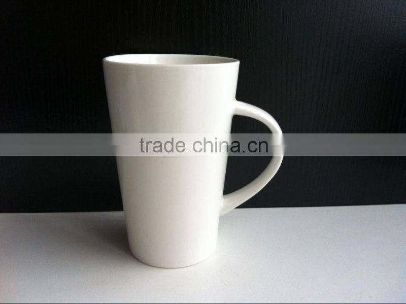 Factory Wholesale 12oz plain white coffee mugs
