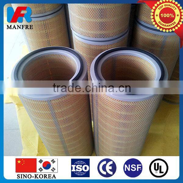 dust filter element with gasket for inlet dust filter