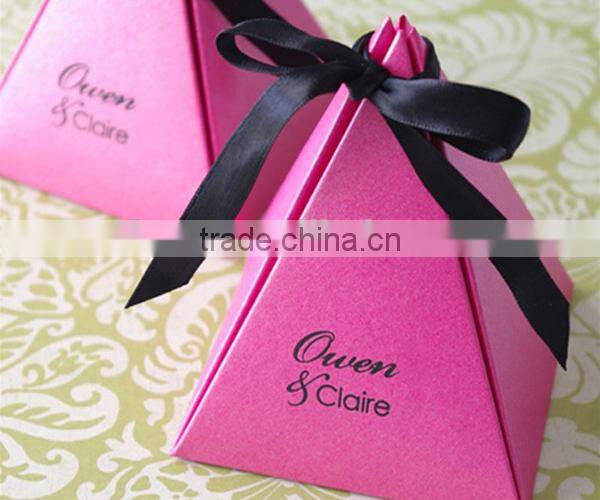 Golden Round Wedding Tinplate Candy Packing Box