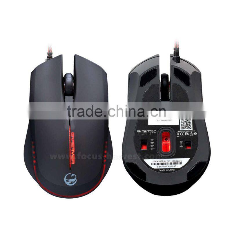 Team Scorpion G-Reaver R2 Ergonomics 200DPI RTS Gaming Mouse Mice