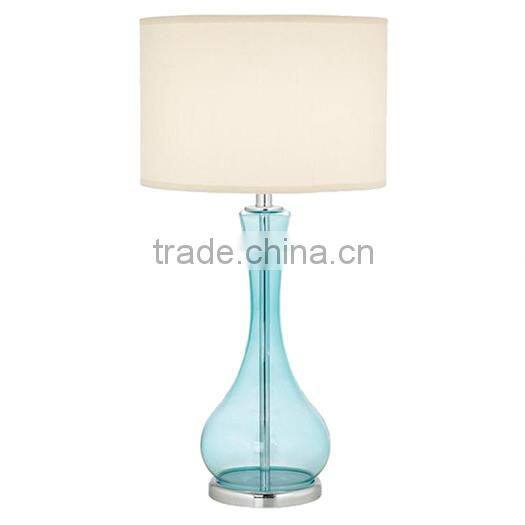 11.1-26 a distinctive appearance glass body a contemporary decor Vineyard Table Lamp with Drum Shade