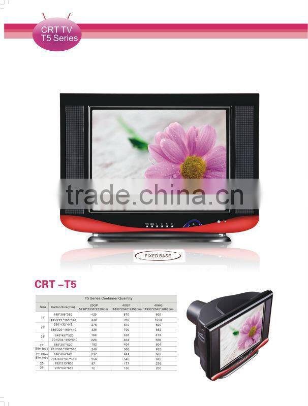21 inch CRT color television used television