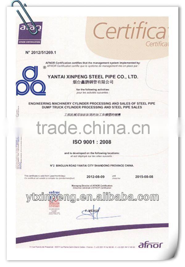 EN10305-1 Cold drawn steel pipe For Cylinder using
