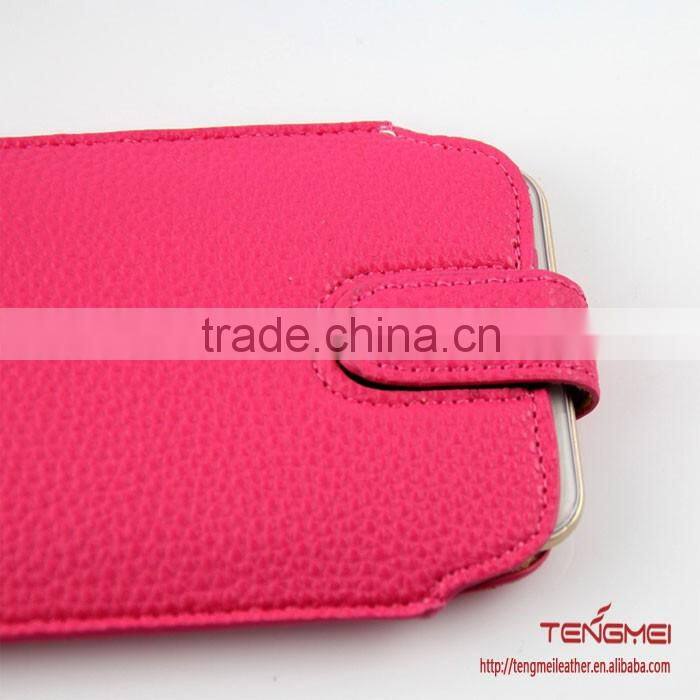 velcro vertical pouch case for iphones, popular design for phone cases