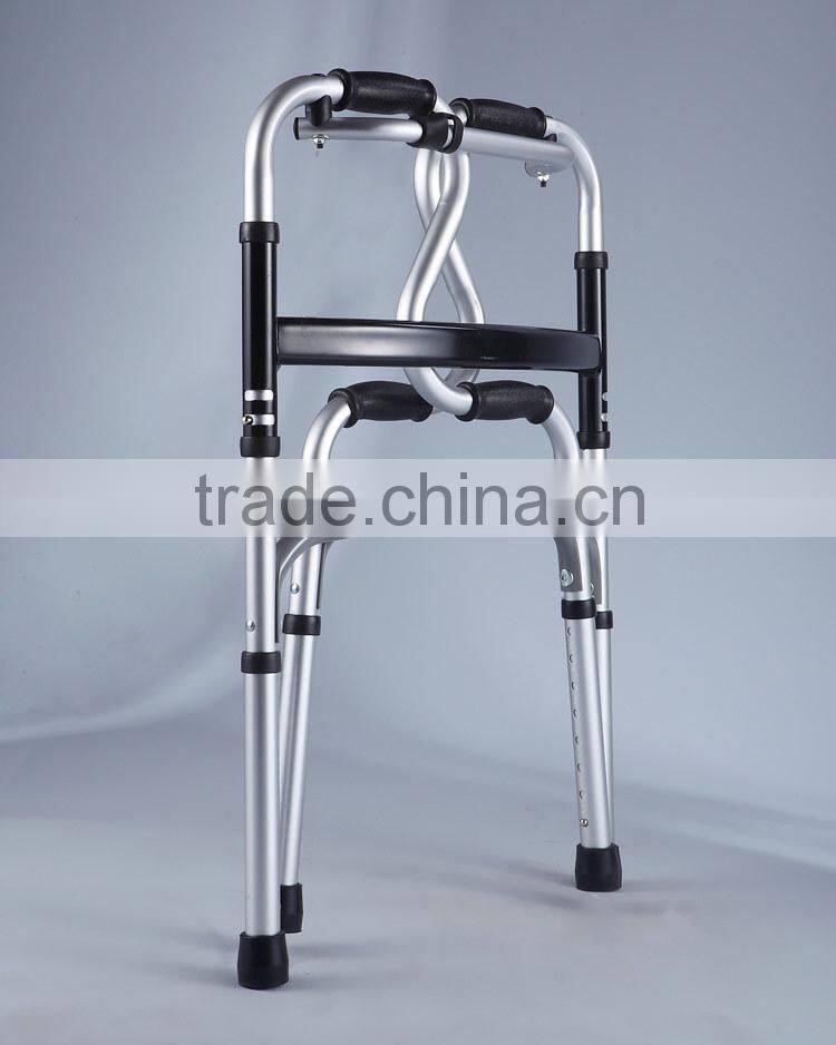 Aluminum foldable walker for disabled