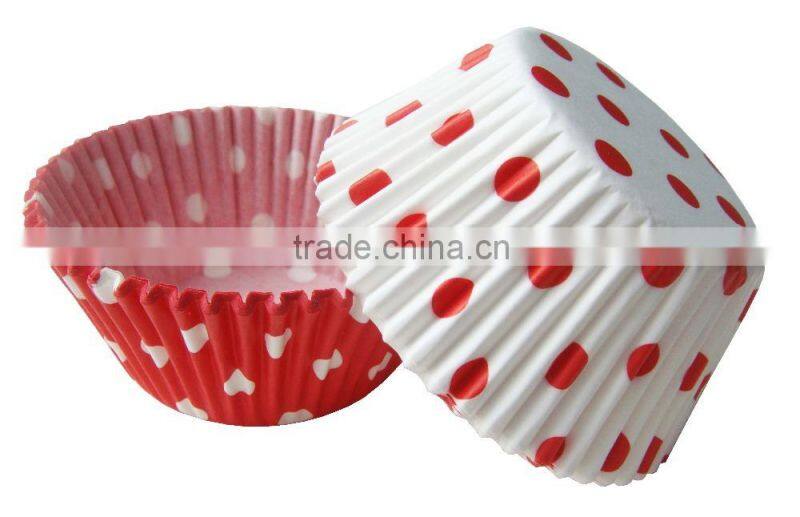 115mm red and black color cupcake cups