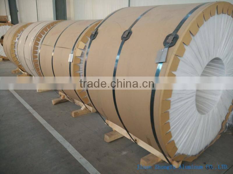 Orange color PE single coated 1060 H24 corrugated aluminum roofing sheet 900mm width