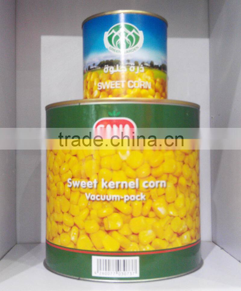 In stock! factory wholesale new crop canned sweet corn