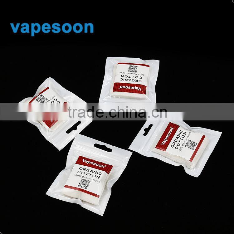 100% cotton Japan organic cotton for atomizer
