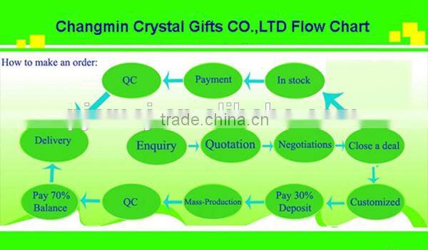 high quality crystal ashtry with flower picture for business gift and room decoration