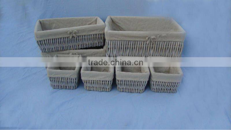 2012 Hotest selling Natural Color Storage rattan basket
