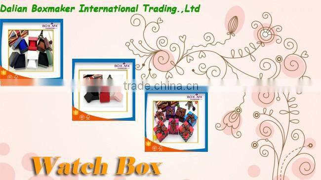 Special Design Top Grade Handmade Red Ribbon Watch Box Packaging