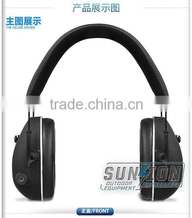 ABS Material Durable Tactical Ear Muff (Electronic Control)