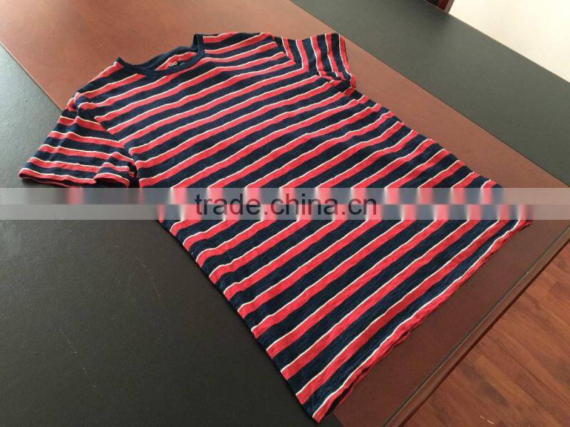 indigo dyed denim cvc jersey